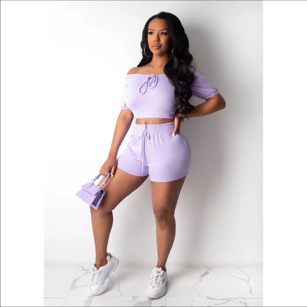 Crop Top & Shorts Set